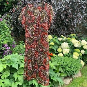 H&M size 8 dress - earth tones, floaty sleeves